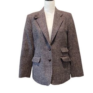 Vintage Charter Club Two Button Tweed Blazer